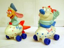 Ren & Stimpy - PVC figures on wheels