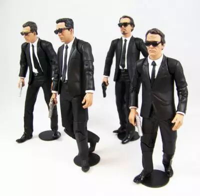 Reservoir Dogs - Set de 4 Figurines articul�es 17 cm - Mezco (occasion)