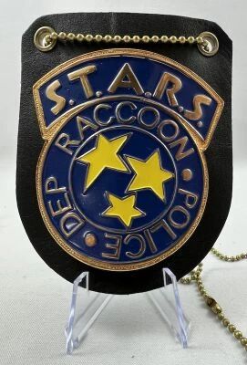 Resident Evil - Full size Official Metal Replica S.T.A.R.S. Raccoon Police Dep. Badge