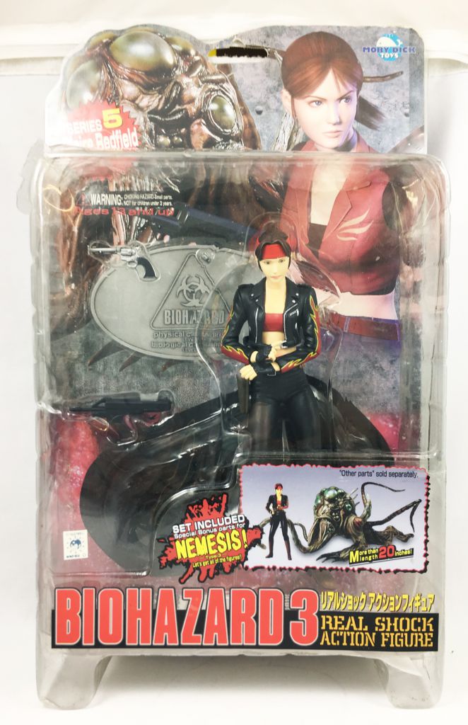 Details about   Resident Evil Claire Redfield Moby Dick Action Figure Real Shock Biohazard RE 2