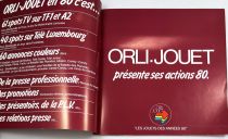 Retailer catalog Orli Jouet France 1980 + Invitation Card