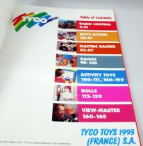 Retailer catalog Tyco France 1993 (Crash Dummies, View Master, Matchbox, Dinosaurs, The Little Mermaid...)