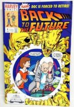 Retour vers le Futur - Harvey Comics - Back to the Future #4 Doc is Forced to Retire!