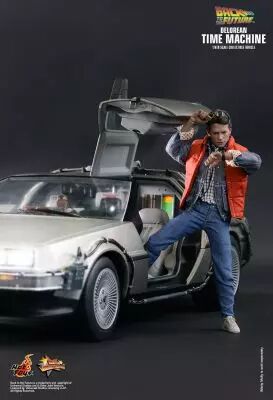 Retour vers le Futur - Hot Toys MMS260 - Delorean Time Machine (Part.1) 1/6�me (neuve en boite)