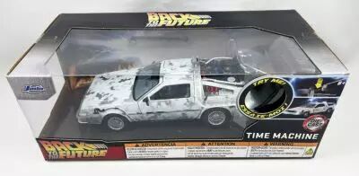 Retour vers le Futur - Jada - Delorean Time Machine \ Frost\  Part.1 1/24�me lumineuse