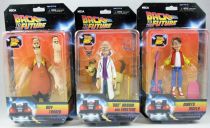 Retour vers le Futur : la série animée - NECA - Set de 3 figurines : Marty McFly, Doc Brown & Einstein, Biff Tannen