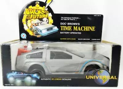 Retour vers le Futur : la s�rie anim�e - Placo Products - Delorean Time Machine motoris�e avec son et lumi�re
