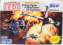 Return of the Jedi - MPC ERTL (Commemorative Edition) - B-Wing, X-Wing & TIE Interceptor 01