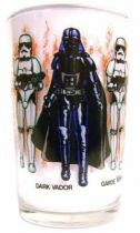 Return of the Jedi 1983 - Amora mustard glass - Darth Vader & Imperial Stormtrooper