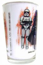 Return of the Jedi 1983 - Amora mustard glass - Darth Vader & Imperial Stormtrooper