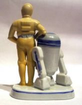 Return of the Jedi 1983 - R2-D2 & C-3PO - Sigma Bisque Porcelain Figurine - 1983