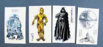 Return of the Jedi 1983 - Set of 4 Sparkling Stickers