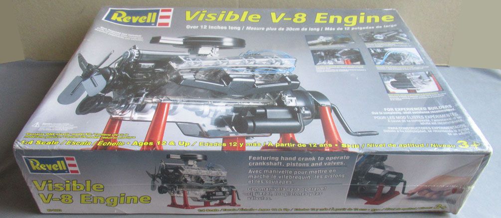 Moteur V8 transparent - 1:4 - Revell US 18883