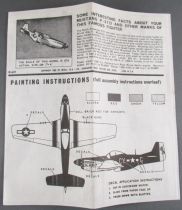 Revell - N-619 WW2 USAF Mustang P-51 D Assembly Instructions & Paint Sheet 1:72