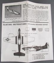 Revell - N-619 WW2 USAF Mustang P-51 D Assembly Instructions & Paint Sheet 1:72
