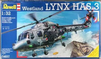 Revell 04837 - Royal Navy H�licopt�re Westland Lynx HAS. 3 1/32 + Version Marine Nationale + Eduard Etched Parts Neuf Boite