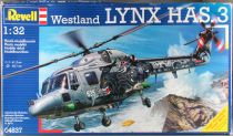Revell 04837 - Royal Navy Hélicoptère Westland Lynx HAS. 3 1/32 + Version Marine Nationale + Eduard Etched Parts Neuf Boite