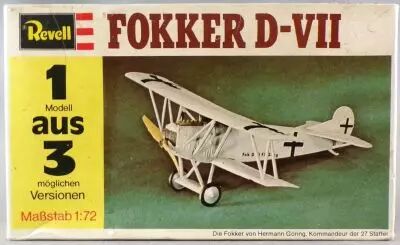 Revell H-71 - Fokker D-VII Avion Biplan 1/72 Neuf Boite