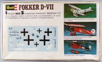 Revell H-71 - Fokker D-VII Avion Biplan 1/72 Neuf Boite