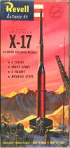 Revell H1810-79 - USAF Lockheed X-17 Re-Entry Research Missile Rare Maquette 1957 1/40 Boite Vide