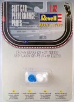 Revell Model Racing 89120 - Crown Gear (26 + 27 Teeth) and Pinion Gear (9 + 10 Teeth) Mint on Card Slot Car 1:32