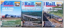 Revue Rail Passion 5 Numéros 33 34 35 50 52