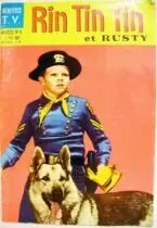 Rin-Tin-Tin - Vedettes T.V. Monthly Magazine #8 1960 - Rin Tin Tin & Rusty