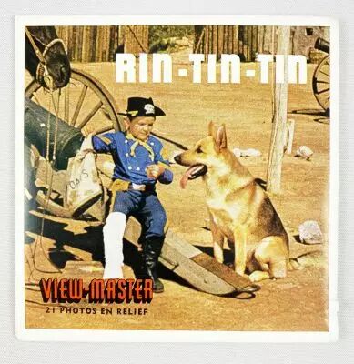 Rin-Tin-Tin - View-Master (Sawyer\'s Inc.) - Pochette de 3 disques (21 images st�r�o) et Livret