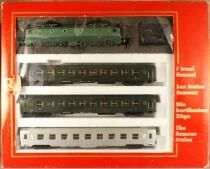 Rivarossi 0612 Ho Sncf Paris Toulouse Train Set Loco CC 7112 Lighting + 3 x Cars Era III