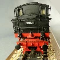 Rivarossi 1340 Ho Dr Loco Vapeur Loco-Tender Articul&eacute;e Mallet BR 98009 Noire Eclairage Invers&eacute; sans Boite