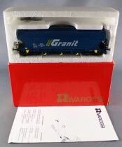 Rivarossi 2130 Ho Sncf Uas Hopper Wagon Granit Very Good with Box