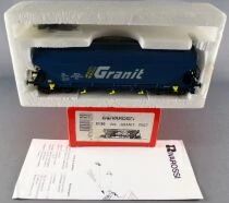 Rivarossi 2130 Ho Sncf Uas Hopper Wagon Granit Very Good with Box