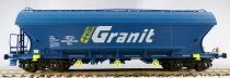 Rivarossi 2130 Ho Sncf Uas Hopper Wagon Granit Very Good with Box