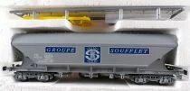 Rivarossi 2152 Ho Sncf Uas Hopper Wagon Groupe Soufflet Mint in Box