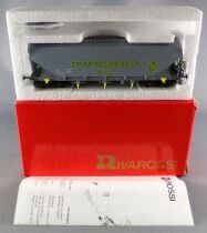 Rivarossi 2161 Ho Sncf Uas Hopper Wagon Transcereales M.R.O. Very Good with Box