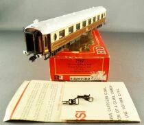 Rivarossi 2565 Ho Ciwl Pullman Salon Car 4018 WSP Brown & Cream Interior Fittings Lighting Fl&egrave;che d\'Or Boxed
