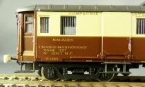 Rivarossi 2565 Ho Ciwl Voiture Fourgon Bagages 1263 Eclairage Feux Rouges Fl&egrave;che d\'Or Boite