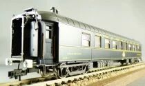 Rivarossi 2590 Ho Ciwl Dining Car 2871 Blue Interior Fittings Lighting Boxed
