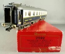 Rivarossi 2592 Ho Ciwl Pullman Car 4029 WSP Blue & Cream Interior Fittings Lighting Fl&egrave;che d\'Or Boxed