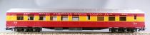 Rivarossi 2704/0 Ho Royal American Show Tamp Fla Circus Pullman Coach #56 Red & Yellow Full Interior no Box