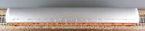 Rivarossi 2704 Ho Royal American Show Circus Heavy Weight Pullman Coach #53 Tuscan & Yellow Full Interior no Box