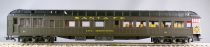 Rivarossi 2718 Ho Santa Fe Observation Car #35 Green Full Interior Boxed