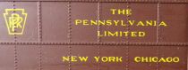 Rivarossi 2733 Ho Pennsylvania Rail Road Heavy Weight Coach/Van #342 with Bogies Toscan Red Boxed