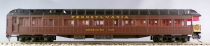 Rivarossi 2735 Ho Pennsylvania R.R. Observation Car Tuscan Red Full Interior Lighting Boxed