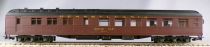 Rivarossi 2736 Ho Pennsylvania R.R. Dinig Car 1184 Tuscan Red Full Interior Lighting Boxed