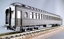 Rivarossi 2743 Ho Santa Fe Heavy Weight Car #1464 Green Full Interior Boxed