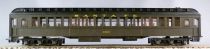 Rivarossi 2743 Ho Santa Fe Heavy Weight Car #1464 Green Full Interior Boxed