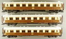 Rivarossi 3640 Ho Ciwl Set of 3 Pullman Car 4002 4022 4026 Golden Arrow Mint in Box