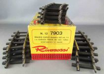 Rivarossi 7903 O Gauge 12 x 1/4 Curved Steel Tracks R = 80 cm Mint in Box