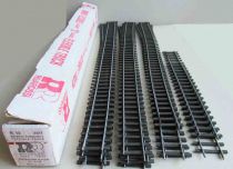 Rivarossi 7911 Ech O 8 Rails Droits Flexible 90 cm Rails Acier + des Chutes Neuf Boite